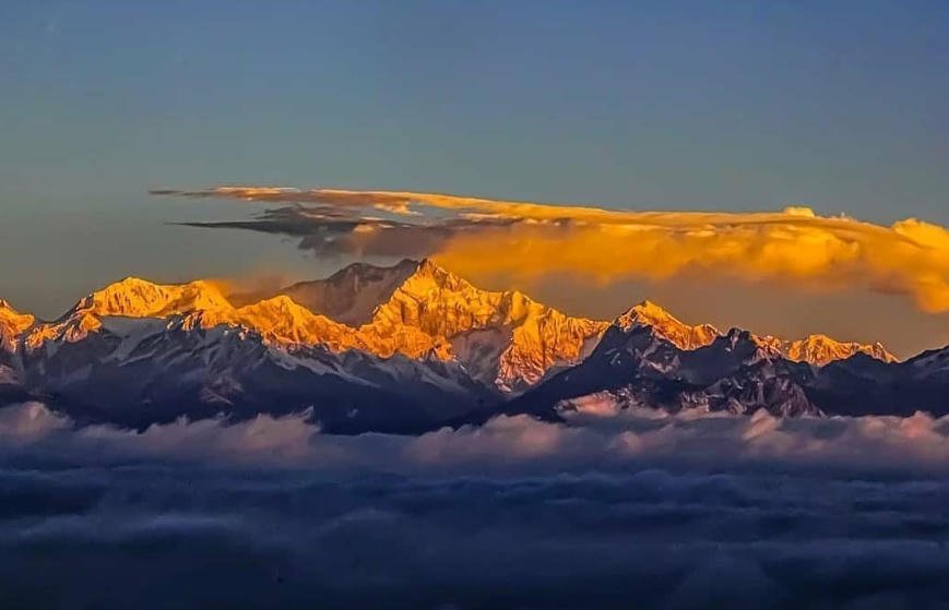 Kangchenjunga from the ridge