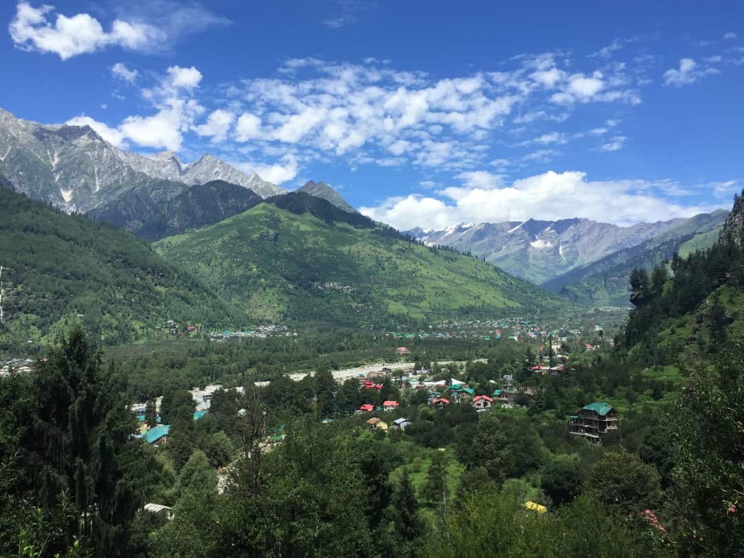 Manali valley a short drive from Kasol