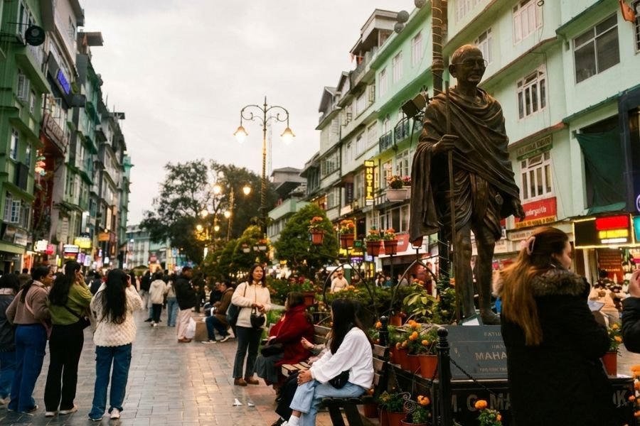 Gangtok before Ravangla