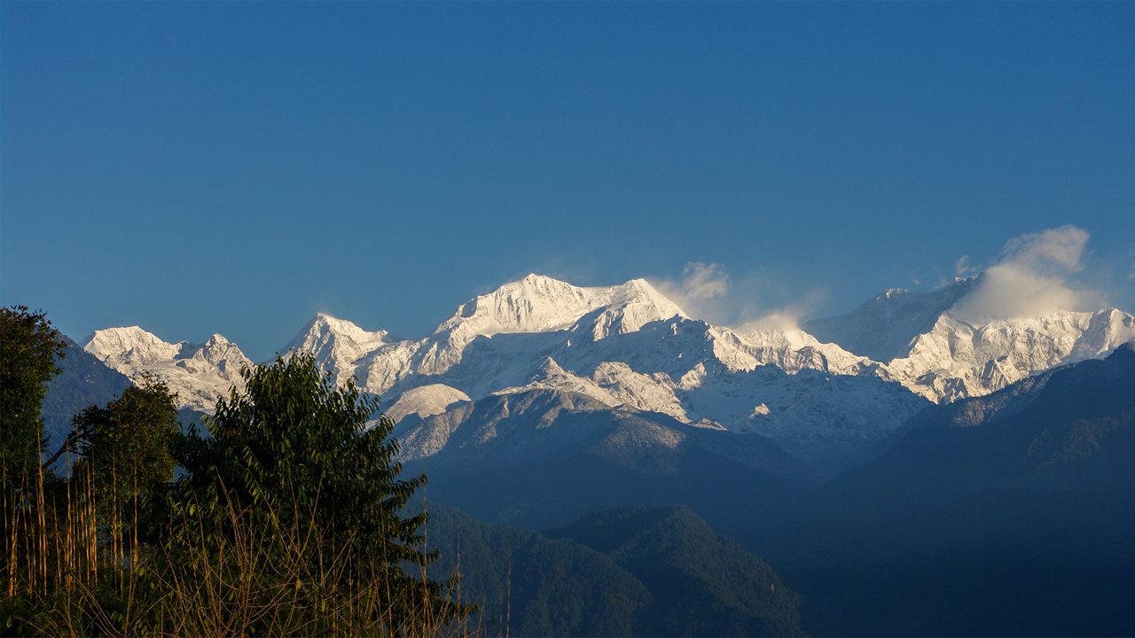 Kangchenjunga west of Ravangla